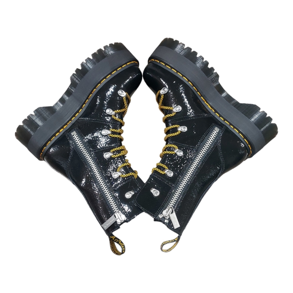 Dr. Martens Ghilana Patent Max Patent Max Boots Shoes Black 27788001 - Picture 6 of 7